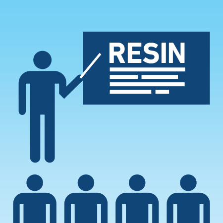 A diagram explaining what resin is